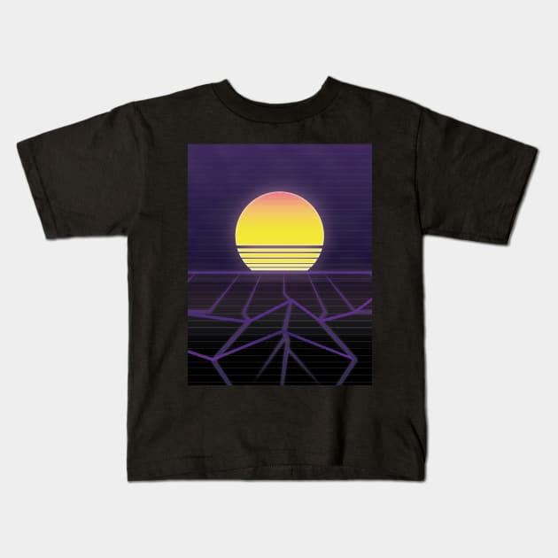 Sunset Overdrive Kids T-Shirt by MJG Design